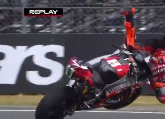 La impactante caída de Marc Márquez en el MotoGP