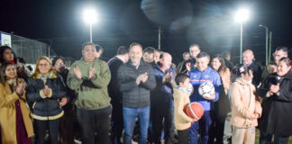 Mariano Hormaechea habilitó nuevo espacio deportivo