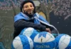 Virginia Gallardo apareció disfrazada de Messi