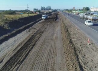 Reactivan las obras en la Autovía de la Ruta 12