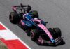 Colapinto resultó sancionado y fue reclasificado décimo en el GP de Barcelona