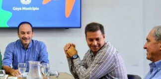 Avances para reactivar la balsa entre Goya y Reconquista