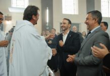 Juan Pablo Valdés participó de la fiesta del santo patrono de Mburucuyá