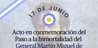 Paso a la inmortalidad del General Martín Miguel de Güemes