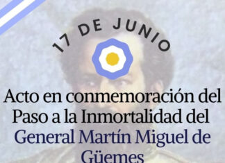 Paso a la inmortalidad del General Martín Miguel de Güemes