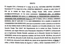 “GONZALEZ ANA C/ ANGELA ARMINDA BORDON Y/O Q.S.C. C. DERECHOS S/ PRESCRIPCION ADQUISITIVA