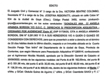 “GONZALEZ ANA C/ ANGELA ARMINDA BORDON Y/O Q.S.C. C. DERECHOS S/ PRESCRIPCION ADQUISITIVA