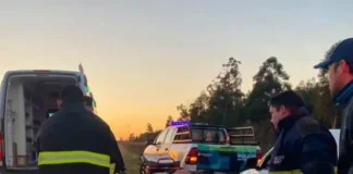 Un médico fue hospitalizado tras despistar en la Ruta 12