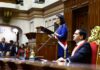 Keiko Fujimori: juramentación, Toma de mando