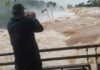 Cataratas del Iguazú: la crecida del río obligó a cerrar la Garganta del Diablo