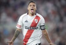 River confirmó la salida de Juanfer Quintero: “Quedará siempre en la historia del club”
