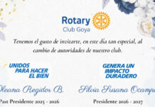 Renuevan autoridades en el Rotary Club Goya
