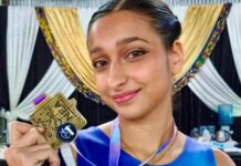 Patín artístico: la goyana Martínez de la Vega obtuvo el primer puesto en categoría Sub 18
