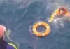 Embarcadizo correntino cayó al mar y fue rescatado con vida