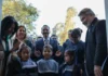 JP Valdés acompañó a Parada Pucheta en sus 85 años e inauguró un jardín