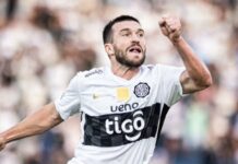 Tim Payne debutó con un golazo en Olimpia de Paraguay