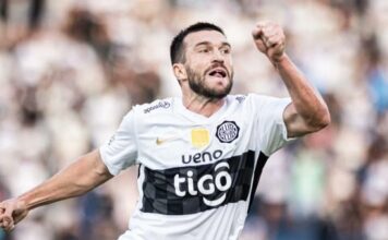 Tim Payne debutó con un golazo en Olimpia de Paraguay