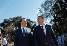 El gobernador JP Valdés acompañó el aniversario de Santo Tomé y destacó su potencial estratégico y productivo