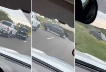 Persecución policial de película y disparos en plena Ruta 11 por dos camionetas robadas en Chaco