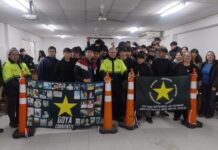 Charla sobre seguridad vial en la Escuela Técnica Pinaroli