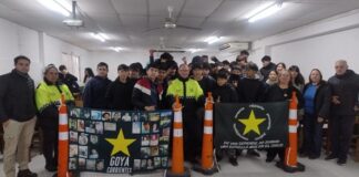 Charla sobre seguridad vial en la Escuela Técnica Pinaroli