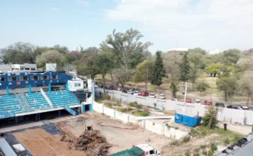 Regatas Corrientes inició las obras de remodelación de su estadio de básquet