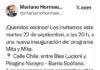 Programa “Mita y Mita” en el Barrio Scófano