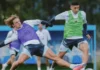 Con casi todo a disposición, la Selección Argentina se entrenó en Ezeiza