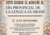 Goya Ciudad se adhiere al Día Provincial de la Lengua Guaraní