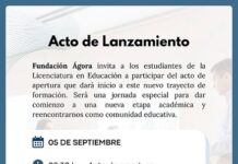 Licenciatura en Educación: Acto apertura
