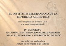 IV Congreso Nacional e Internacional Belgraniano