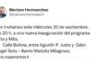 Inauguración de una nueva obra de pavimentación en el barrio medalla milagrosa