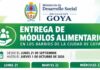 Este Lunes 21 se hará la entrega de los módulos alimentarios
