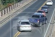 Un choque en cadena generó demoras en el puente Chaco-Corrientes