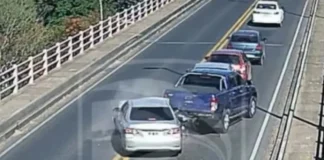 Un choque en cadena generó demoras en el puente Chaco-Corrientes
