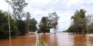 Paso de los Libres: el río superó el nivel de evacuación