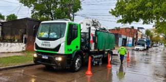Lluvias en Corrientes: no hubo anegamientos en capital y continúa la limpieza