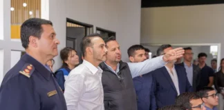 Monitoreo y alerta: Valdés verificó el rendimiento del COE con más tecnología