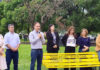 Se inauguró en Goya su primer banco amarillo